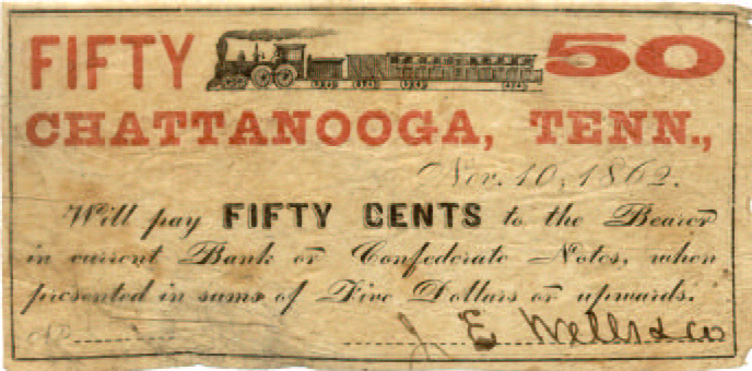 Chatt - J E Wells & Co $0.50